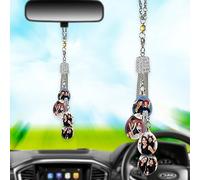 Cadre Photo Suspendu Pendentif Personnalisé de Voiture, Cristal D'accessoires Suspendus de Rétroviseur de Voiture Personnalisé, Goutte D'eau en Cristal