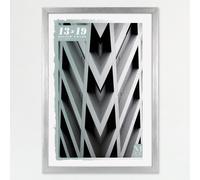 Cadre photo traditionnel argent 13x19 pour affiches et impressions d'art (lot de 1)