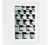 Cadre photo traditionnel blanc 12 x 18 cm pour affiches et impressions d'art (lot de 1)