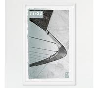 Cadre photo traditionnel blanc 14 x 22 cm pour affiches et impressions d'art (lot de 1)