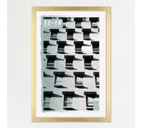 Cadre photo traditionnel en laiton 12x18 pour affiches et impressions d'art (lot de 1)