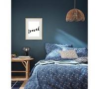 Cadre Photo Travel 30x40cm avec Passe Partout Tableau Bois Verre (CHENE CLAIR)