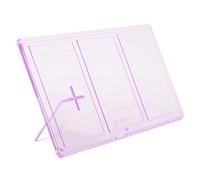 Cadre Photo Triple avec écran PC Transparent, pour Une Décoration de Bureau Photo Instantanée, Idée Spéciale (Purple)
