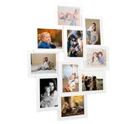 Fotolijst voor 10x(10x15 cm) foto MDF wit332780