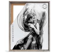 Cadre photo vide pour toile, photos sur châssis, format 42 x 59,4 cm, DIN A2, aspect bois de chêne sauvage