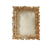 Cadre photo vintage en résine pour une utilisation de bureau, compatible avec plusieurs tailles, y compris les photos de 12,7 cm, 15,2 cm et 17,8 cm, conçu pour mettre en valeur des moments précieux