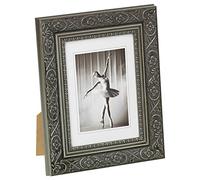 Cadre Photo Walther Design Barock (bois) Avec Passe-partout Blanc 40x50 (passepartout Fenêtre 30x40) Anthracite