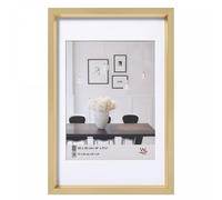 Cadre Photo Walther Design Steel Style (plastique) Avec Passe-partout Blanc 18x24 (passepartout Fenêtre 13x18) Or