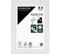 Cadre photo Wild blanc 10x15 cm CEANOTHE en résine recyclée Verre acrylique Incassable - Fabriqué en France Blanc G