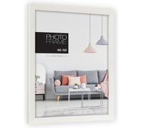 Cadre photo Zep Edison White blanc 21x29,7 cm avec finition aspect bois