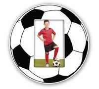 Cadre photo ZEP en bois Football 10x15 cm portrait à poser ou à suspendre