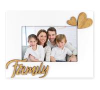 Cadre photo Zep FE9946 Family En 10x15 cm avec décoration en relief