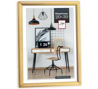 Cadre photo Zep KG4 doré 20x30 cm en polystyrène avec finition luxueuse
