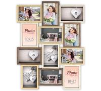 Cadre photo Zep Montreaux 12Q marron crème pour 12 photos 10x15 cm