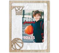 Cadre photo Zep PN9546 Jordan blanc-naturel 10x15 cm en bois