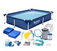 Cadre piscine rectangulaire 221x150x43 cm 16in1 Bestway 56401N