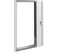 Cadre pivotant avec cache Rittal 8619020 Tôle d'acier gris clair (RAL 7035) (l x H) 482.6 mm x 22 UH 1 pc(s)
