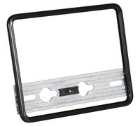 Cadre plaq. immat. fix. rapide 18x14 cm NOIR, IMMATR. SUISSE