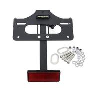 Cadre Plaque D'immatriculation Moto pour CBR500R pour CB500F CB500 2016-2025 Hornet Support Plaque D'immatriculation Arrière Queue Bien Rangé D'élimination Garde-Boue(with Tail Reflector)