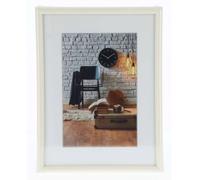 Hama Cadre photo en plastique Sevilla (taille du Cadre de 15 x 20 cm avec bordure de 9 mm x 17 mm, pour une photo de 10 x 15 cm) Blanc