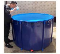 Cadre pliable en PVC robuste pour piscine hors sol et étang à poissons - Design anti-fuite pour l'élevage de carpes koï, le jardinage, le bain des animaux de compagnie et le stockage de l'eau