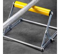 Cadre pliable pour machine de découpe variable à partir de 55 pour outils de taille moyenne, support électrique d'établi élévateur à support auxiliaire mobile en métal de 135 mm (jaune)
