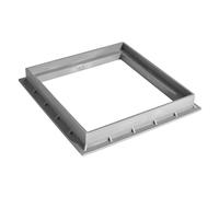 Cadre Polypropylène pour Grille et Tampon 200 x 200 mm - JARDIBRIC - Gris