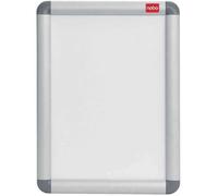 Cadre porte-affiche A3 - NOBO - Aluminium anodisé argent - Kit de fixation inclus - 25 mm - Intérieur/extérieur