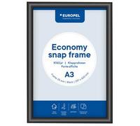 Cadre porte-affiche Economy, A3, 25 mm, noir