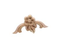 Cadre, porte, armoire, décoration, figurines, appliques en bois pour meubles non peints, accessoires décoratifs pour la maison, 4 cm x 4 cm
