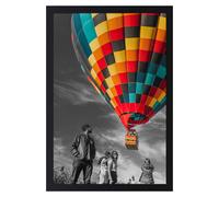 Cadre pour affiche Golden State Art 12x18, affichage mural horizontal et vertical avec plexiglas (ensemble noir de 1)