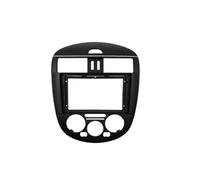 Cadre pour autoradio 2 DIN Compatible avec Nissan Tiida (C12) Pulsar, kit de Cadre, Lecteur DVD, Panneau stéréo, Entourage, façade, Compatible avec climatisation Automatique.