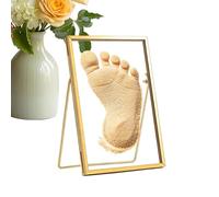 Cadre pour Empreintes Mains | Décoration Maison Rustique Créative DIY Artisanale,Cadre À Empreintes Main Et Patte Enfant Animal - Pour Maison, Dortoir, Bureau, Chambre à Coucher, Salon, Salle de Jeux
