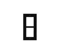 Cadre pour installation murale double Noir - 9155012B - 2N