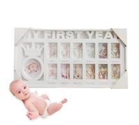 Cadre pour l'année de l'enfant,Cadre pour l'année de l'enfant,Cadre photo des douze premiers mois de bébé | Décoration pour chambre d'enfant, cadre photo souvenir avec alphabet pour