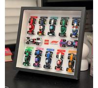 Cadre pour Lego 71049 Technic Vitrine en Acrylique pour F1 Race Cars Panneaux Muraux, Cadres Photo, Toiles De Fond (Modèle Non Inclus) (White)