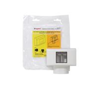 Legrand - Cadre simple pour appareillage Mosaic - pour moulures 12,5mm