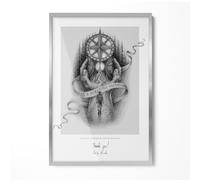 Cadre pour Photo et Poster Argent 40x60 cm avec Verre Acrylique Passe-Partout Decoration Murale de la Maison Plexiglass Vertical et Horizontal Élégant à Suspendre à un Mur Plastique de Haute Qualité