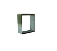 Cadre pour pose en saillie compatible avec tête Vigik Inox brossé - URMET C10000/I