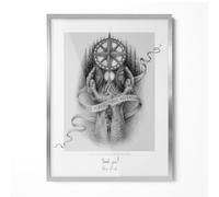 Cadre pour Poster Argent 60x80 cm Suspendu Plexiglass à Montage Mural Plastique Premium Qualité avec Verre Acrylique Decoration de la Maison Vertical et Horizontal Élégant