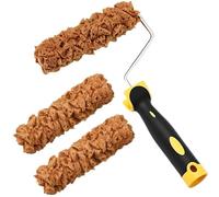 Cadre Pour Rouleau à Peinture Paint Roller Kit Texture Pattern Brush Tool With Frame Pour Murs Et Plafonds