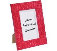 cadre pp "hier aujourd'hui demain" 20*25cm geometrique rouge Rouge G