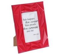 cadre pp "suis ton coeur" 10*15cm galactic rouge Rouge G