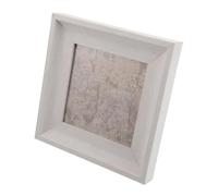 Cadre Présentoir à Vernis à Ongles en Bois Rétro Blanc 7, 3 X 7, 3 | Installation Murale Bureau, Style Bois Vintage, Usage Home DIY et Décoration de Studio