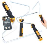 Cadre Professionnel Pour Rouleau De Peinture 8 mm x 250 mm Manche Ergonomique Acier Haute Durabilité Polyvalent Peintres Utilisation Facile Idéal Projets Maison