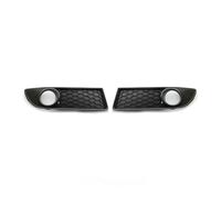 Cadre Protection Grille D'aération Phare Antibrouillard Pare-chocs Avant Pour VW Pour Polo MK4 9N3 2005-2009 Calandre Centrale Inférieure 6Q0853677B(1Pair Grilles)