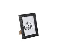 cadre ps c'est la vie 18*24cm martelé noir - en display de 12