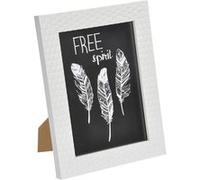 cadre ps "free spirit" 18*24cm nid d'abeilles blanc - en display de 12