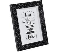 cadre ps "vie conte de fee" 24*30cm goutte d'eau noir - en display de 12 Noir G