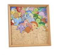 Cadre Puzzle Chat en Bois à Faire soi-même, Puzzle en Bois à colorier, Cadre Photo créatif boiss Forme de Chat Peindre, pièce Lisses et relaxantes avec feutres pour la décoration intérieure